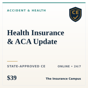 Health Insurance & ACA Update